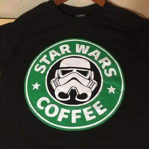Star Wars Coffee Tee Size L (EUC)